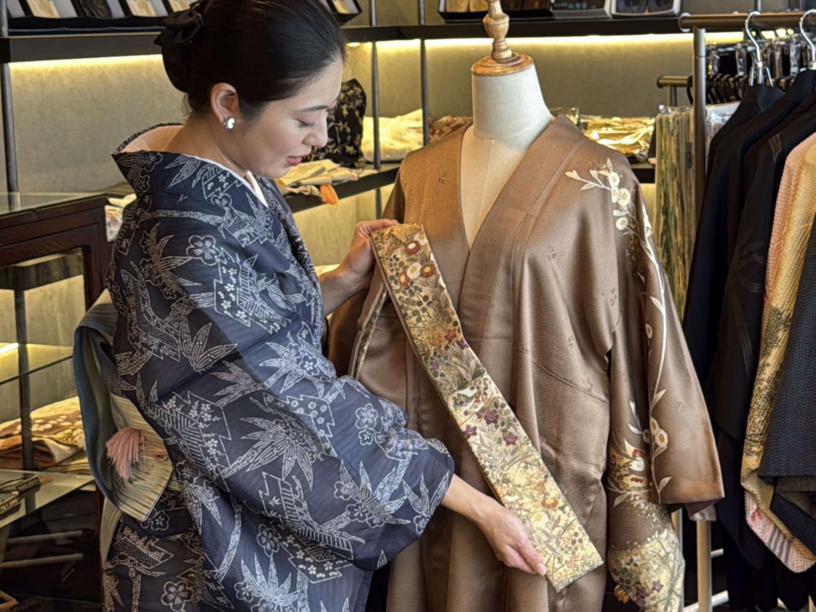 MACHIKO KIMONO -Homongi Dress Gowns-